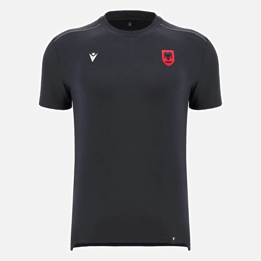 Arnavutluk Milli Takımı FSHF 2026/27 Erkek_x0092_s Spor Siyah Tişört Athleisure Arnavutluk Milli Takımı FSHF 2026/27 Erkek_x0092_s Spor Siyah Tişört Athleisure