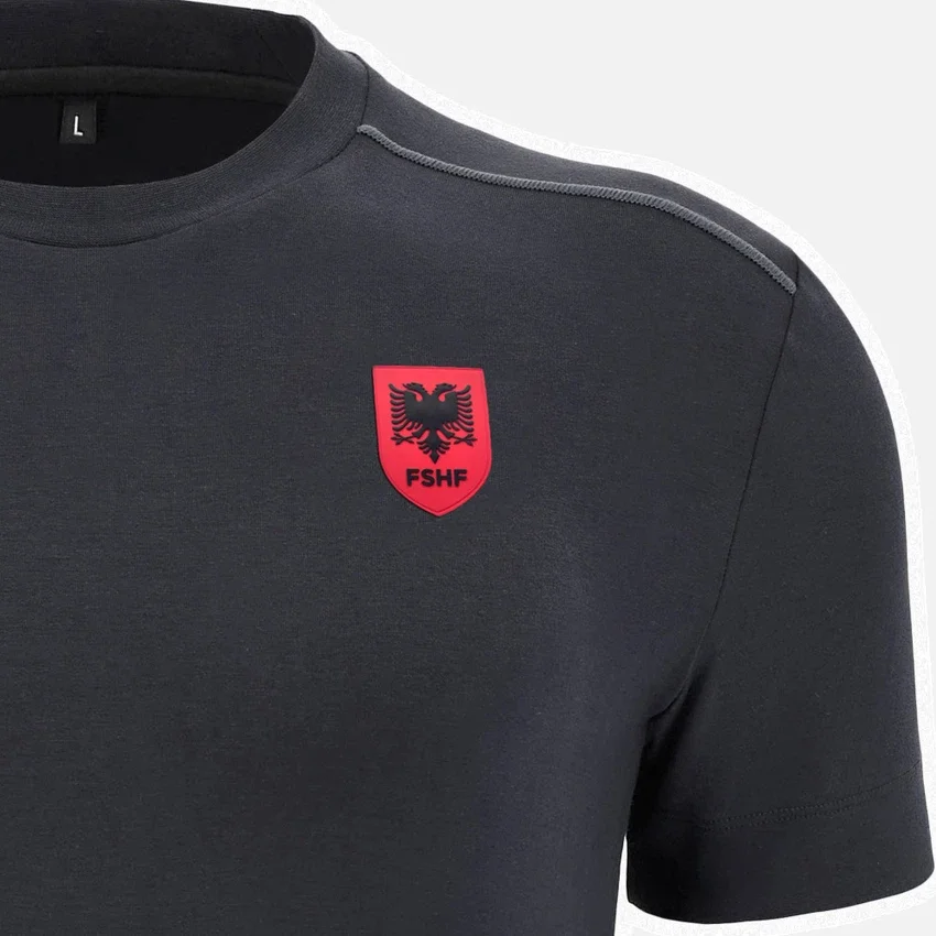 Arnavutluk Milli Takımı FSHF 2026/27 Erkek_x0092_s Spor Siyah Tişört Athleisure Arnavutluk Milli Takımı FSHF 2026/27 Erkek_x0092_s Spor Siyah Tişört Athleisure