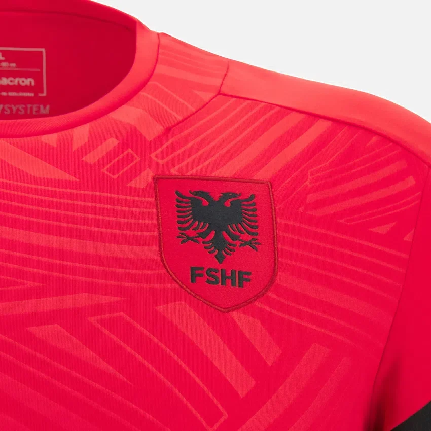 Arnavutluk Milli Takımı FSHF 2026/27 Genç Kırmızı Antrenman Gömleği Arnavutluk Milli Takımı FSHF 2026/27 Genç Kırmızı Antrenman Gömleği