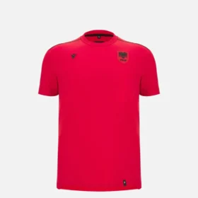 Arnavutluk Milli Takımı FSHF 2026/27 Genç Spor Kırmızı Athleisure Tişört Arnavutluk Milli Takımı FSHF 2026/27 Genç Spor Kırmızı Athleisure Tişört
