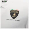 Automobili Lamborghini Squadra Corse Erkek Beyaz Polo Yaka Tişört Automobili Lamborghini Squadra Corse Erkek Beyaz Polo Yaka Tişört