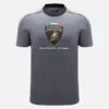 Automobili Lamborghini Squadra Corse Erkek Gri Spor Tişört Automobili Lamborghini Squadra Corse Erkek Gri Spor Tişört