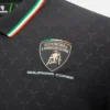 Automobili Lamborghini Squadra Corse Erkek Siyah Polo Gömlek Automobili Lamborghini Squadra Corse Erkek Siyah Polo Gömlek