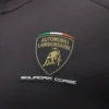 Automobili Lamborghini Squadra Corse Erkek Siyah Üç Renkli Tam Fermuarlı Sweatshirt Automobili Lamborghini Squadra Corse Erkek Siyah Üç Renkli Tam Fermuarlı Sweatshirt