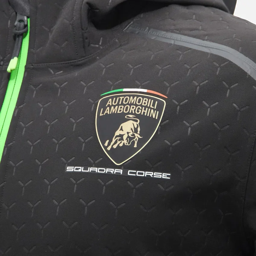 Automobili Lamborghini Squadra Corse Erkek Softshell Ceket Automobili Lamborghini Squadra Corse Erkek Softshell Ceket
