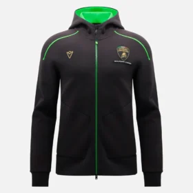 Automobili Lamborghini Squadra Corse Erkek Tam Fermuarlı Sweatshirt