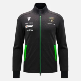 Automobili Lamborghini Squadra Corse Erkek Tam Fermuarlı Sweatshirt