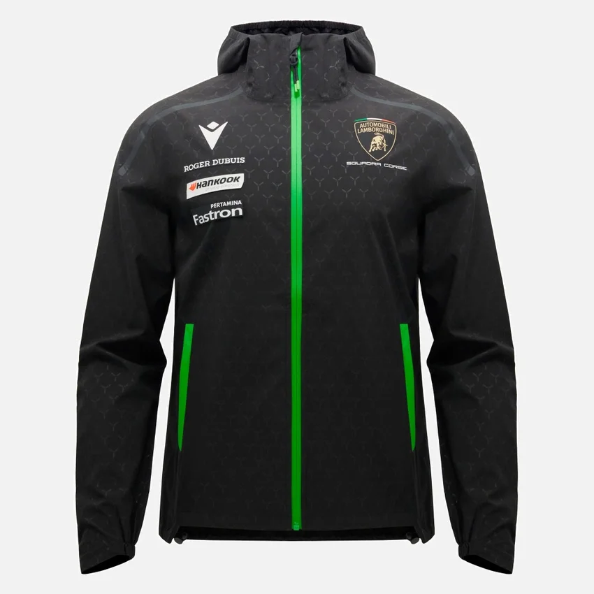 Automobili Lamborghini Squadra Corse Erkek Yağmurluk Ceket Automobili Lamborghini Squadra Corse Erkek Yağmurluk Ceket