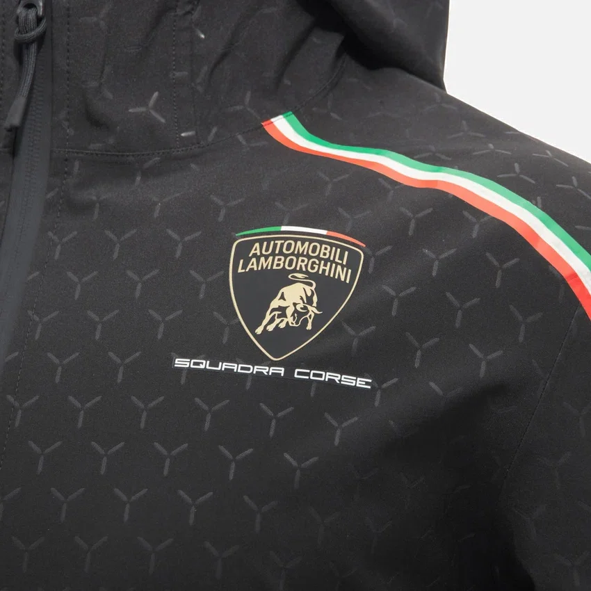 Automobili Lamborghini Squadra Corse Erkek Yağmurluk Ceket Automobili Lamborghini Squadra Corse Erkek Yağmurluk Ceket