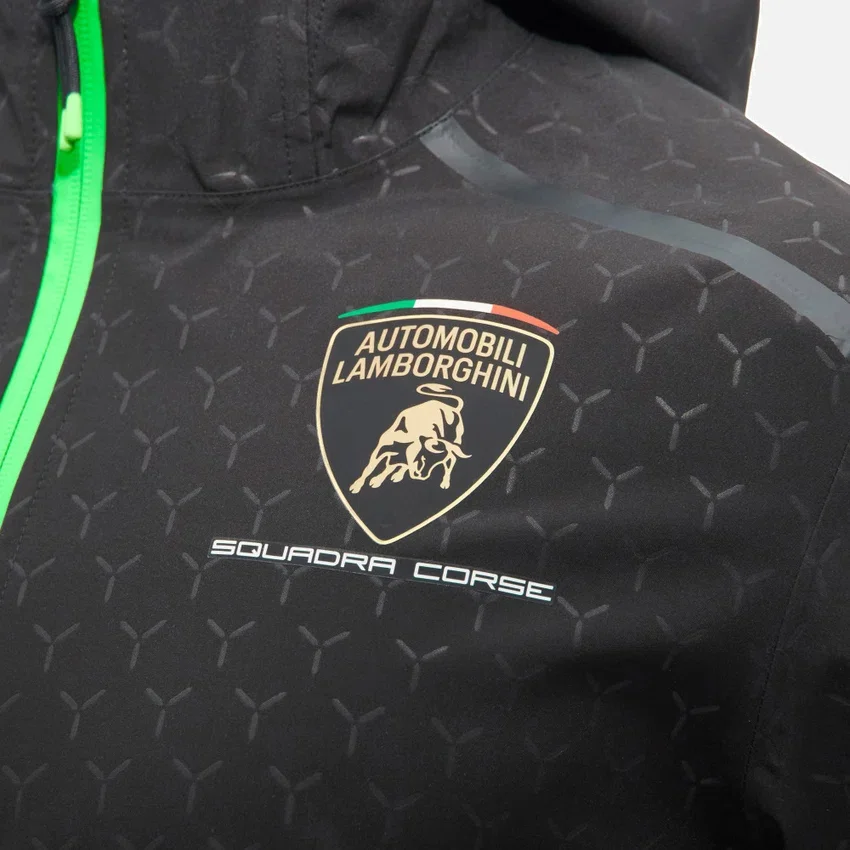 Automobili Lamborghini Squadra Corse Erkek Yağmurluk Ceket Automobili Lamborghini Squadra Corse Erkek Yağmurluk Ceket
