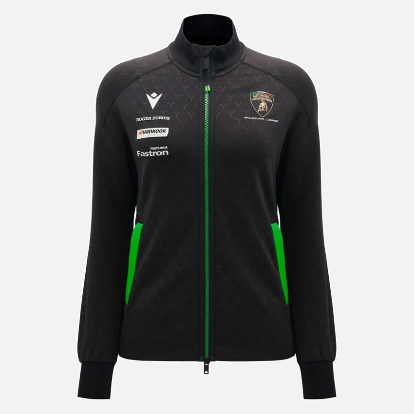 Automobili Lamborghini Squadra Corse Kadın Tam Fermuarlı Sweatshirt Automobili Lamborghini Squadra Corse Kadın Tam Fermuarlı Sweatshirt