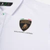 Automobili Lamborghini Squadra Corse Çocuk Beyaz Polo Yaka Tişört Automobili Lamborghini Squadra Corse Çocuk Beyaz Polo Yaka Tişört