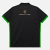Automobili Lamborghini Squadra Corse Çocuk Siyah Polo Yaka Tişört Automobili Lamborghini Squadra Corse Çocuk Siyah Polo Yaka Tişört