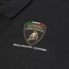 Automobili Lamborghini Squadra Corse Çocuk Siyah Polo Yaka Tişört Automobili Lamborghini Squadra Corse Çocuk Siyah Polo Yaka Tişört