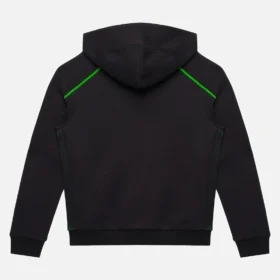 Automobili Lamborghini Squadra Corse Çocuk Tam Fermuarlı Sweatshirt
