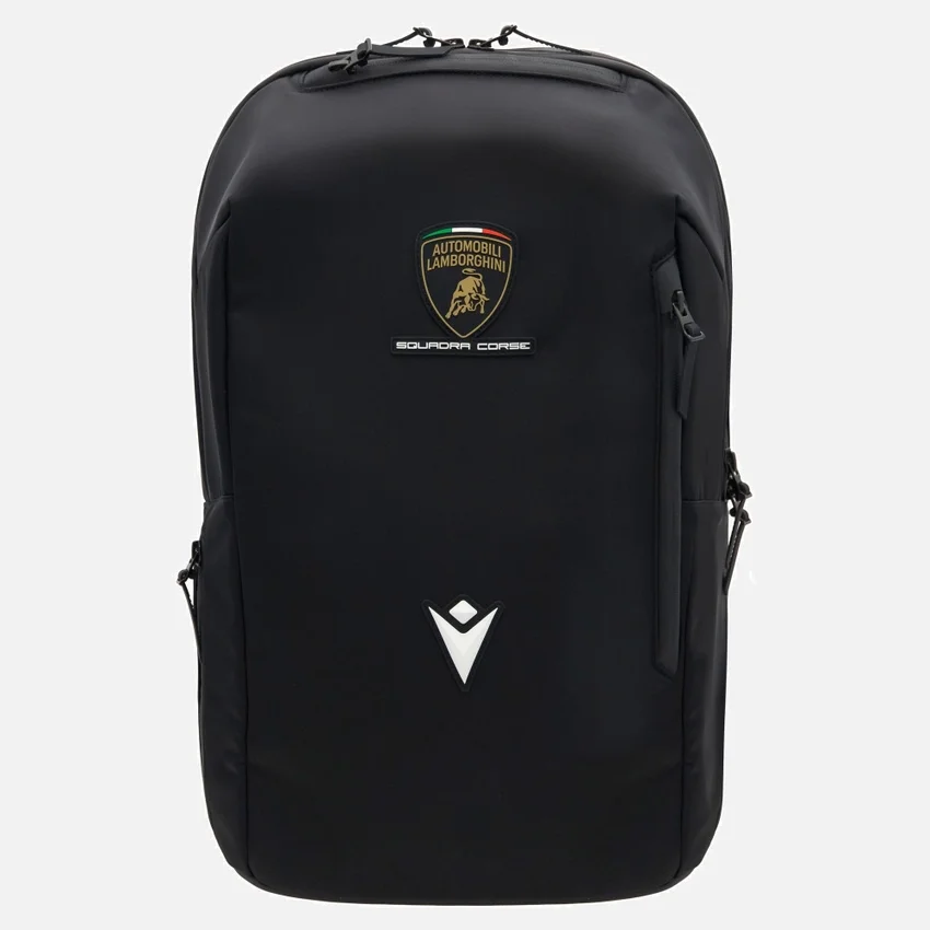 Automobili Lamborghini Squadra Corse Siyah Sırt Çantası Automobili Lamborghini Squadra Corse Siyah Sırt Çantası