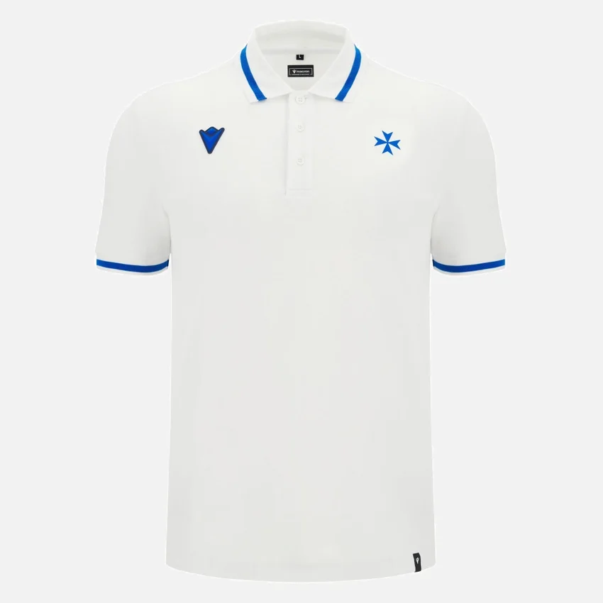 Auxerre 2025/26 Athleisure Yetişkinler İçin Beyaz Seyahat Polo Yaka Gömleği Auxerre 2025/26 Athleisure Yetişkinler İçin Beyaz Seyahat Polo Yaka Gömleği