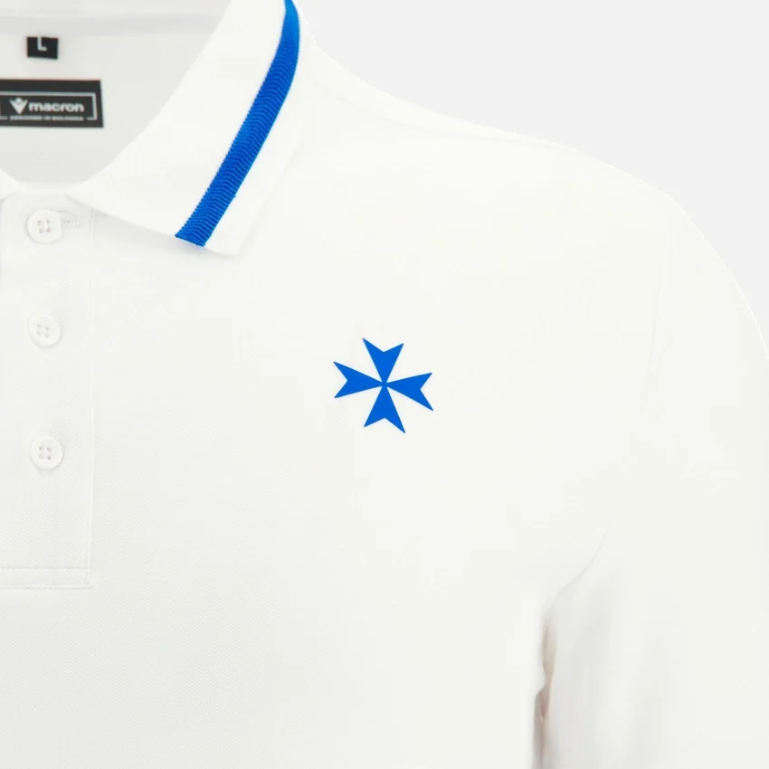 Auxerre 2025/26 Athleisure Yetişkinler İçin Beyaz Seyahat Polo Yaka Gömleği Auxerre 2025/26 Athleisure Yetişkinler İçin Beyaz Seyahat Polo Yaka Gömleği
