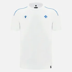 Auxerre 2025/26 Athleisure Yetişkinler İçin Beyaz Seyahat Tişörtü