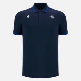Auxerre 2025/26 Athleisure Yetişkinler İçin Lacivert Seyahat Polo Gömleği