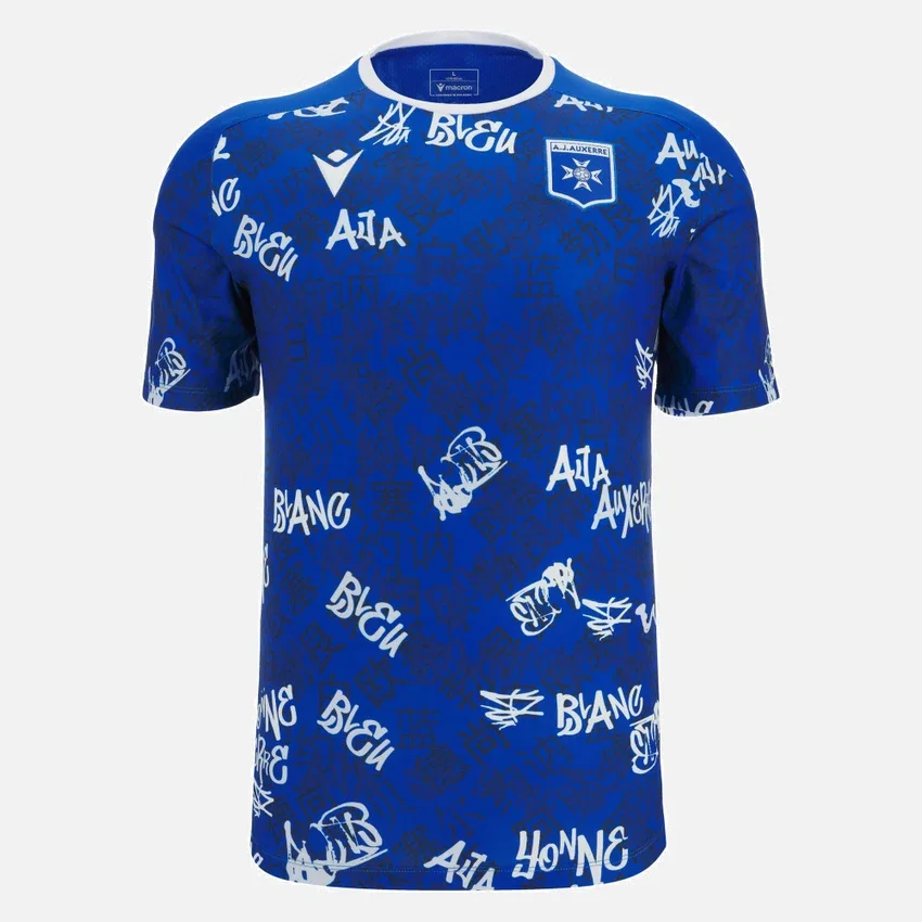 Auxerre 2025/26 Yetişkin Isınma Gömleği Auxerre 2025/26 Yetişkin Isınma Gömleği