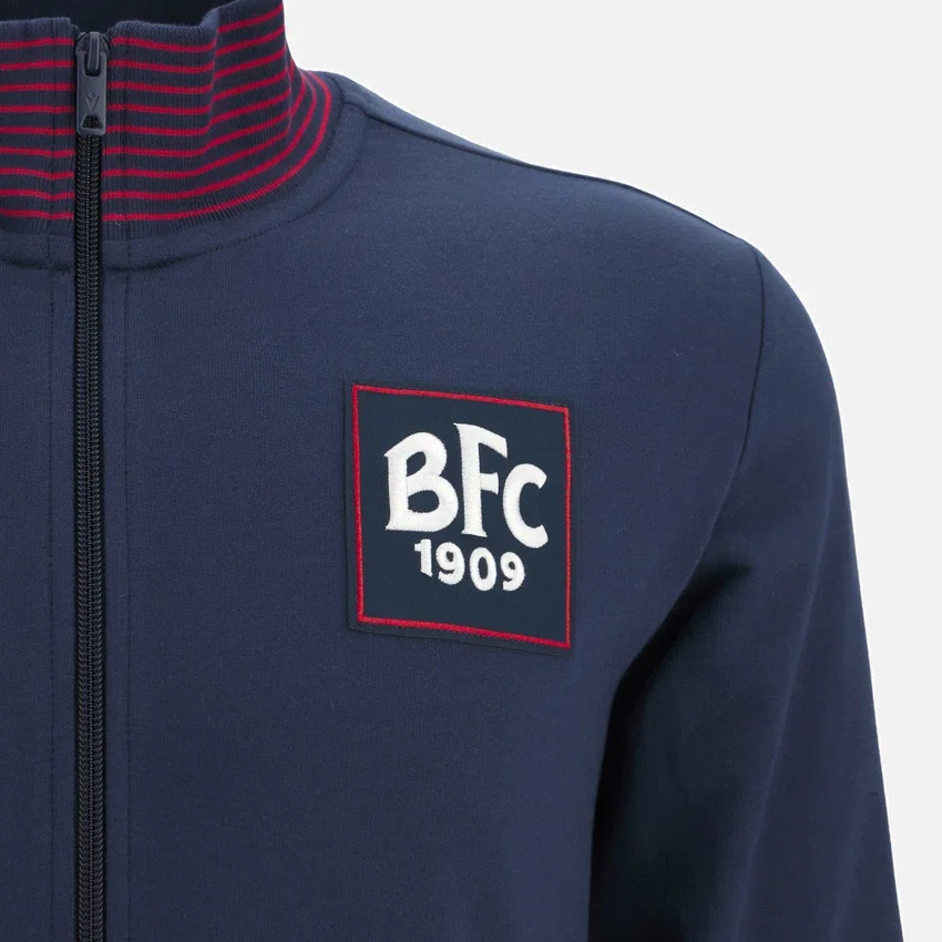 Bologna FC 1909 2025/26 Junior Fan Line Tam Fermuarlı Sweatshirt Bologna FC 1909 2025/26 Junior Fan Line Tam Fermuarlı Sweatshirt