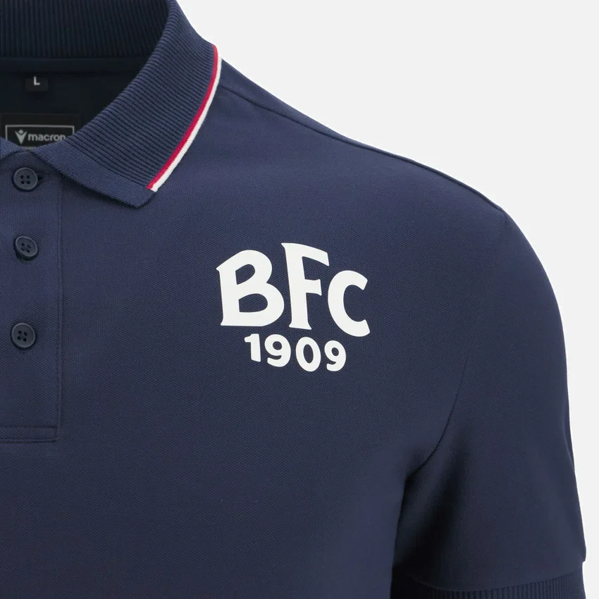 Bologna FC 1909 2025/26 Yetişkin Seyahat Polo Yaka Tişörtü Athleisure Bologna FC 1909 2025/26 Yetişkin Seyahat Polo Yaka Tişörtü Athleisure