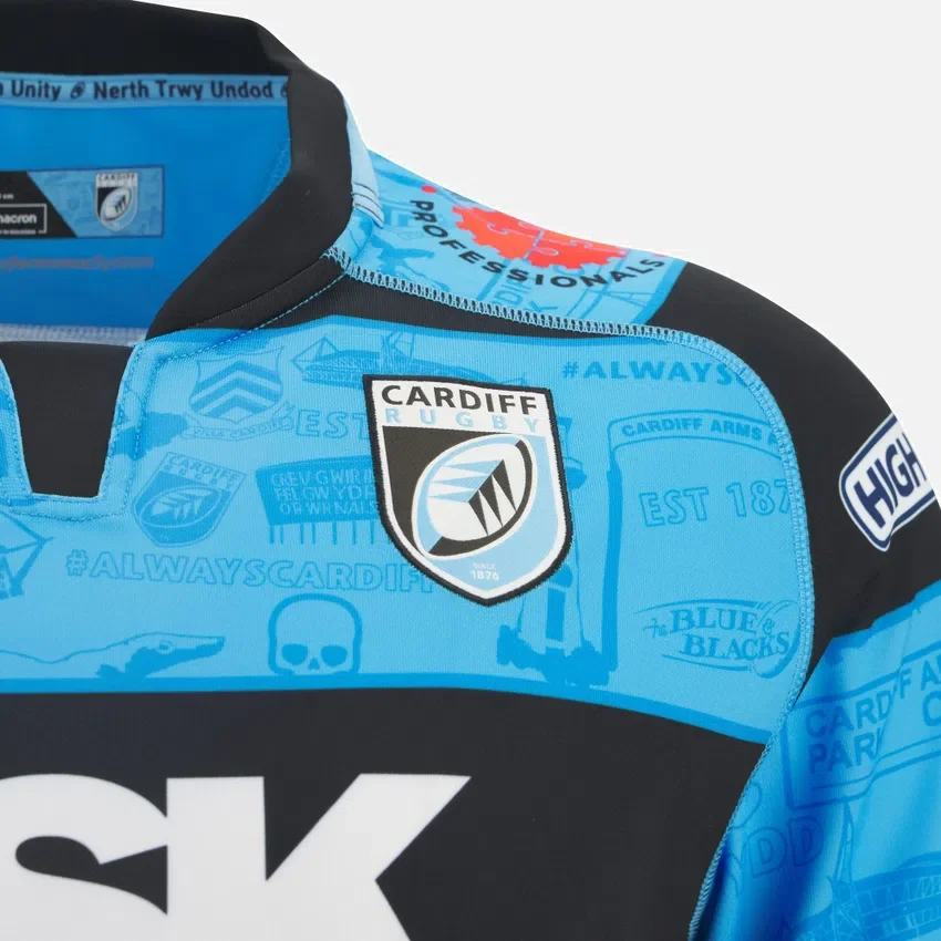 Cardiff Rugby 2025/26 Ev Sahibi Takım Gömleği Cardiff Rugby 2025/26 Ev Sahibi Takım Gömleği