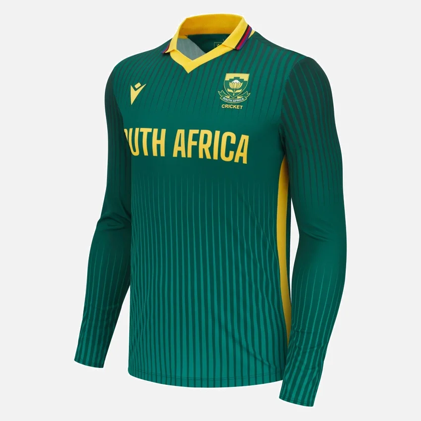 Cricket South Africa 2025/26 Uzun Kolluklu ODI Maç Forması Cricket South Africa 2025/26 Uzun Kolluklu ODI Maç Forması