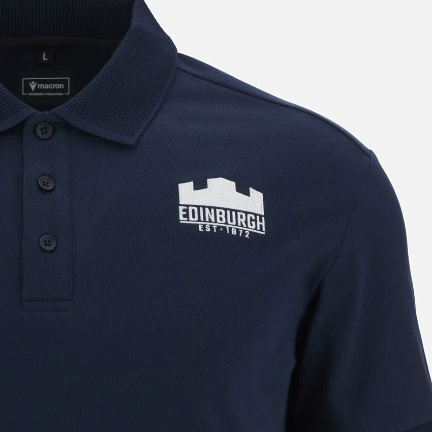 Edinburgh Rugby 2025/26 Athleisure Polo Yaka Tişörtler Edinburgh Rugby 2025/26 Athleisure Polo Yaka Tişörtler