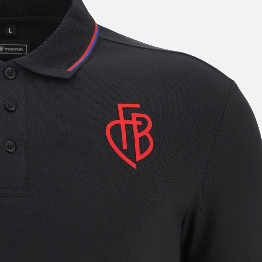 FC Basel 2025/26 Athleisure Yetişkin Pamuklu Polo Yaka Tişört FC Basel 2025/26 Athleisure Yetişkin Pamuklu Polo Yaka Tişört