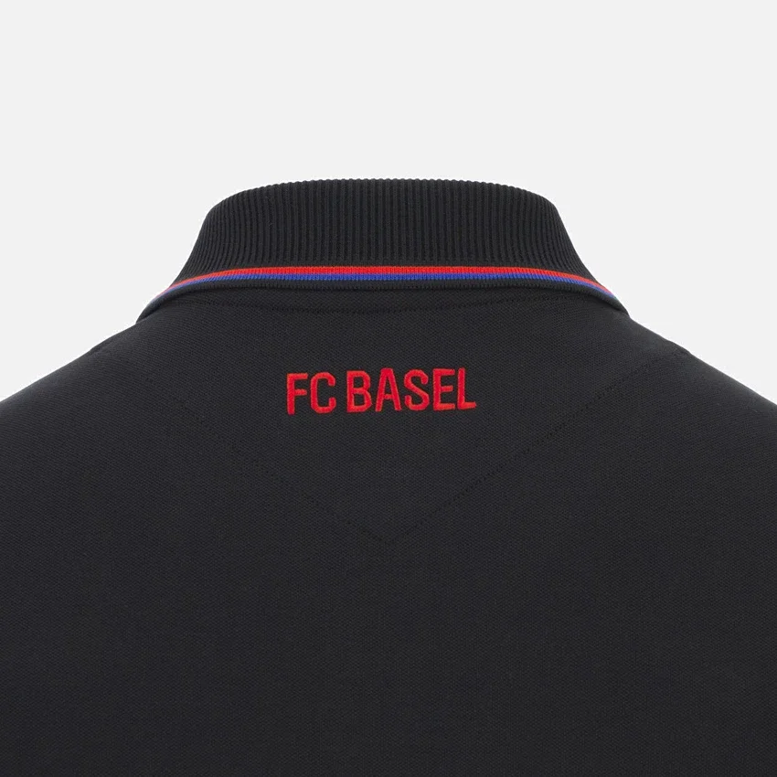 FC Basel 2025/26 Athleisure Yetişkin Pamuklu Polo Yaka Tişört FC Basel 2025/26 Athleisure Yetişkin Pamuklu Polo Yaka Tişört