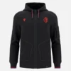 FC Basel 2025/26 Athleisure Yetişkinler İçin Tam Fermuarlı Pamuklu Kapüşonlu Sweatshirt