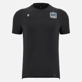 Glasgow Warriors 2025/26 Siyah Pamuklu Tişört