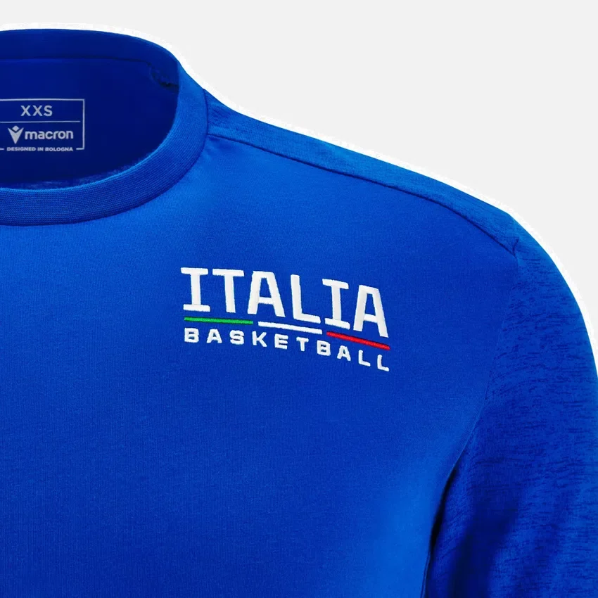 Italbasket 2025/26 genç oyuncu seyahat pamuklu tişörtü Italbasket 2025/26 genç oyuncu seyahat pamuklu tişörtü
