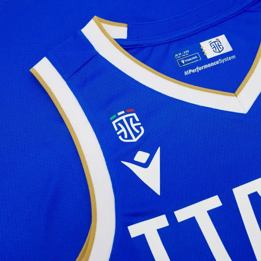 Italbasket 2025/26 gençler deplasman forması Italbasket 2025/26 gençler deplasman forması