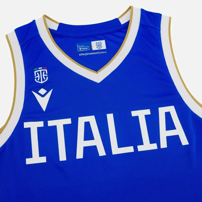 Italbasket 2025/26 yetişkinler için deplasman forması Italbasket 2025/26 yetişkinler için deplasman forması