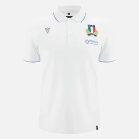 Italia Rugby 2025/26 Athleisure Yetişkin Pamuklu Polo Yaka Tişört