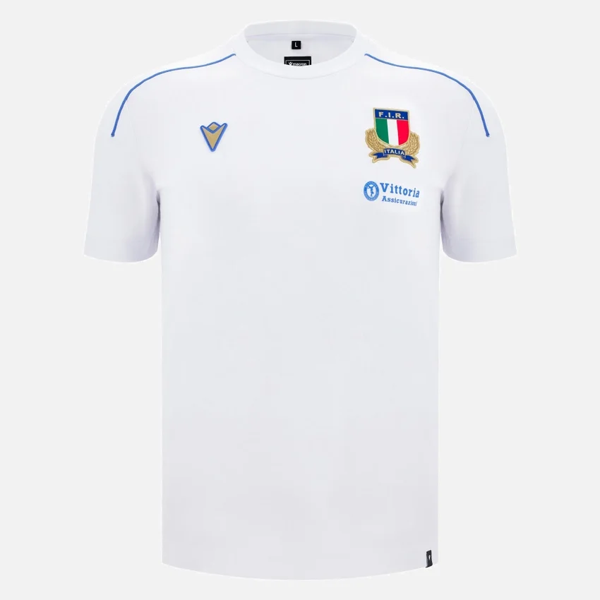 Italia Rugby 2025/26 Athleisure Yetişkin Pamuklu Tişört Italia Rugby 2025/26 Athleisure Yetişkin Pamuklu Tişört