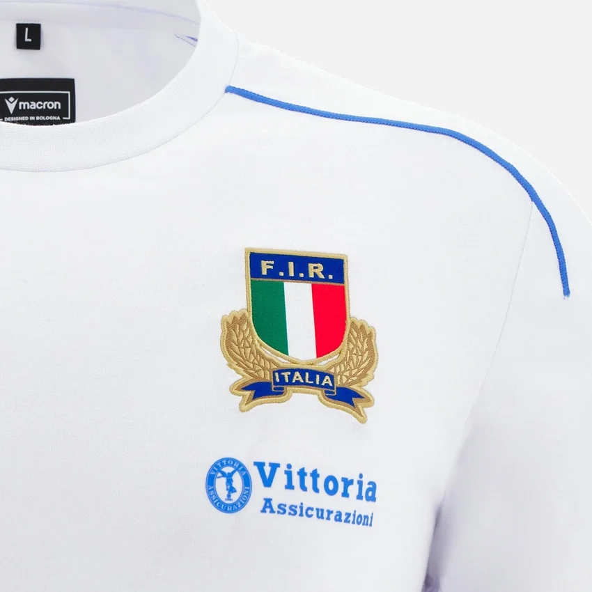 Italia Rugby 2025/26 Athleisure Yetişkin Pamuklu Tişört Italia Rugby 2025/26 Athleisure Yetişkin Pamuklu Tişört