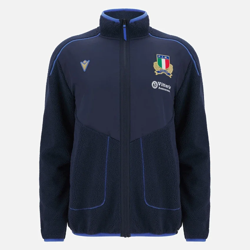 Italia Rugby 2025/26 Athleisure Yetişkinler İçin Teddy Ceket Italia Rugby 2025/26 Athleisure Yetişkinler İçin Teddy Ceket