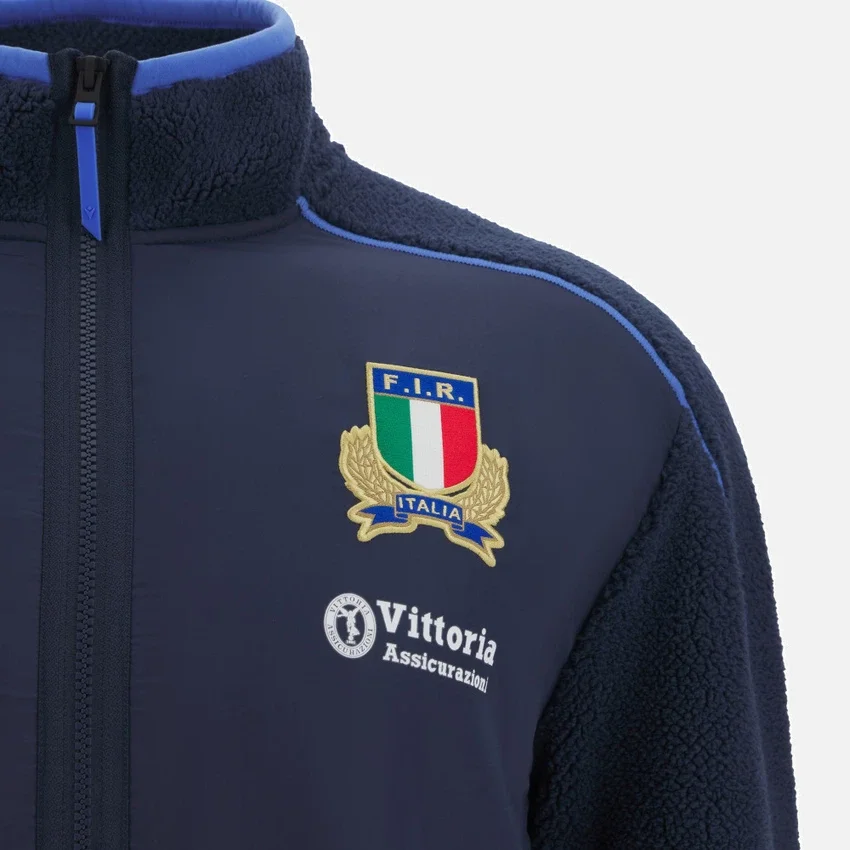 Italia Rugby 2025/26 Athleisure Yetişkinler İçin Teddy Ceket Italia Rugby 2025/26 Athleisure Yetişkinler İçin Teddy Ceket