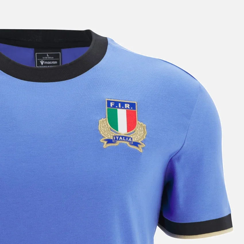 Italia Rugby 2025/26 Nervürlü Pamuklu Tişörtler Taraftar Serisi Italia Rugby 2025/26 Nervürlü Pamuklu Tişörtler Taraftar Serisi