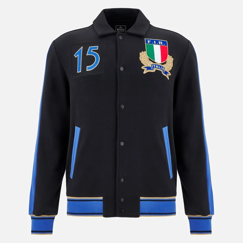 Italia Rugby 2025/26 Yetişkinler İçin Taraftar Serisi Kolej Sweatshirt Italia Rugby 2025/26 Yetişkinler İçin Taraftar Serisi Kolej Sweatshirt