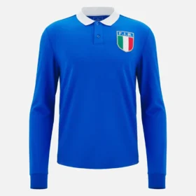 Italia Rugby 2025/26 Yetişkinler İçin Taraftar Serisi Pamuklu Tişörtler