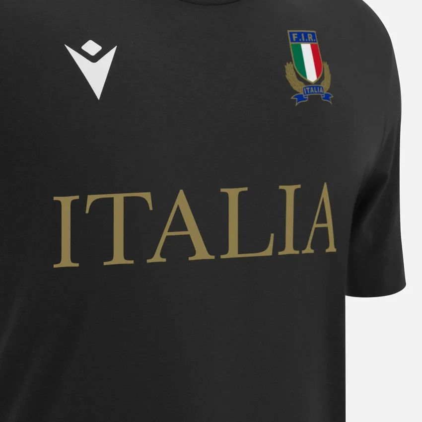 Italia Rugby 2025/26 Yetişkinler İçin Taraftar Serisi Pamuklu Tişörtler Italia Rugby 2025/26 Yetişkinler İçin Taraftar Serisi Pamuklu Tişörtler