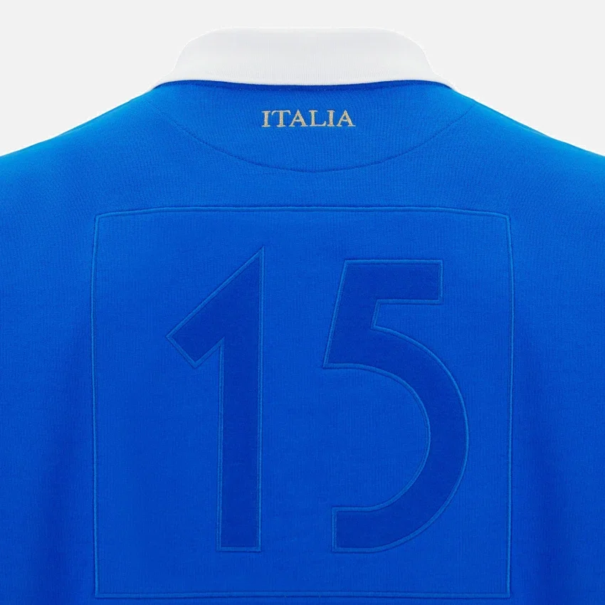 Italia Rugby 2025/26 Yetişkinler İçin Taraftar Serisi Pamuklu Tişörtler Italia Rugby 2025/26 Yetişkinler İçin Taraftar Serisi Pamuklu Tişörtler