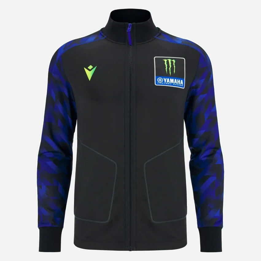 Monster Energy Yamaha MotoGP 2026 Erkek Fan Gear Tam Fermuarlı Sweatshirt Monster Energy Yamaha MotoGP 2026 Erkek Fan Gear Tam Fermuarlı Sweatshirt