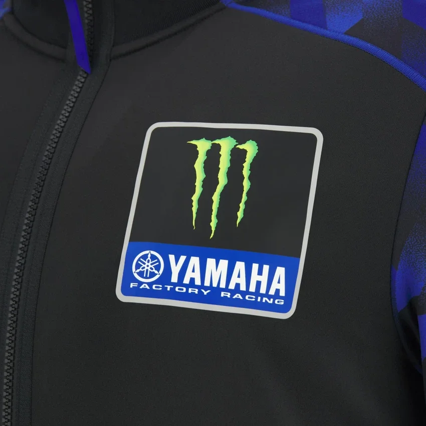 Monster Energy Yamaha MotoGP 2026 Erkek Fan Gear Tam Fermuarlı Sweatshirt Monster Energy Yamaha MotoGP 2026 Erkek Fan Gear Tam Fermuarlı Sweatshirt