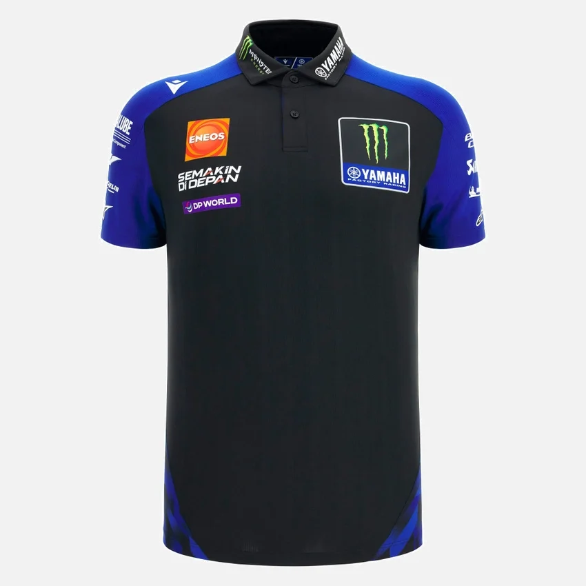 Monster Energy Yamaha MotoGP 2026 Erkek Takım Replika Polo Yaka Tişört Monster Energy Yamaha MotoGP 2026 Erkek Takım Replika Polo Yaka Tişört